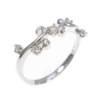 K18WG ダイヤモンドリング