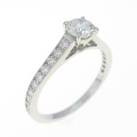 カルティエ MKコーフィル パヴェ リング 0．33ct・G・VVS1