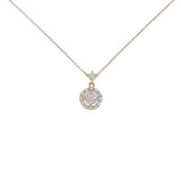 【新品】K18YG ダイヤモンドネックレス 0．263ct・G・SI2・GOOD