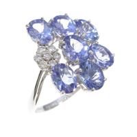 K18WG タンザナイトリング