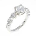 プラチナ ダイヤモンドリング 1．130ct・F・SI1・VG