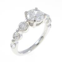 プラチナ ダイヤモンドリング 1．130ct・F・SI1・VG
