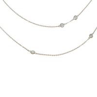 K18YG ダイヤモンドネックレス