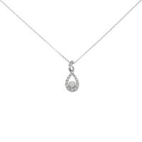 ヴァンドーム ダイヤモンドネックレス 0．092ct・F・SI1・EXT