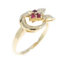 K18YG ルビーリング