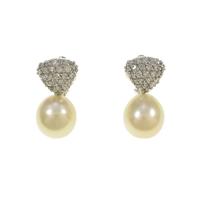 PT／K14WG シロチョウパールイヤリング