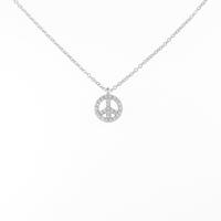 ティファニー メトロ ピースサイン ミニ ネックレス