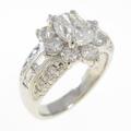 プラチナダイヤモンドリング 1．027ct・F・SI2・オーバルカット