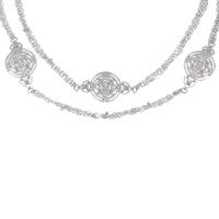 K18WG ダイヤモンドネックレス