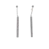 K18WG ダイヤモンドピアス