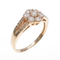 K18PG ダイヤモンドリング