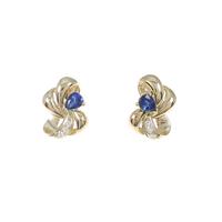 K18YG サファイヤピアス