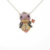 K18YG ピッグ マザーオブパールネックレス