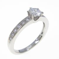 【リメイク】プラチナダイヤモンドリング 0．361ct・D・VVS2・GOOD