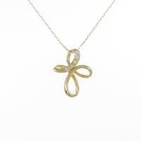 K18YG ダイヤモンドネックレス