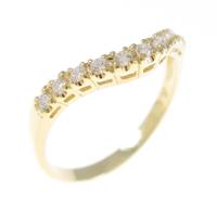 K18YG ダイヤモンドリング