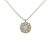 【リメイク】K18YG ダイヤモンドネックレス