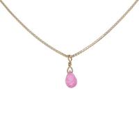 アガット サファイヤネックレス