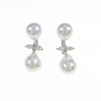 タサキ シロチョウパールイヤリング