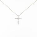 【リメイク】K18YG クロス ダイヤモンドネックレス
