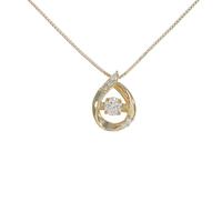【新品】K18YG ダイヤモンドネックレス 0．143ct・G・VS1・GOOD