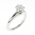 ティファニー ダイヤモンドリング 0．52ct・H・VVS2・3EXT