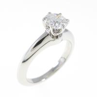 ティファニー ダイヤモンドリング 0．52ct・H・VVS2・3EXT