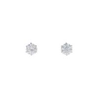 ST／プラチナダイヤモンドピアス 0．500ct・0．514ct・E?F・SI2・GOOD