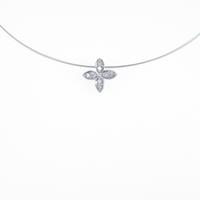 ヴァンドーム クローバー ダイヤモンドネックレス