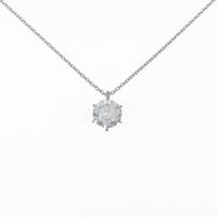 【リメイク】プラチナダイヤモンドネックレス 1．156ct・I・I1・VG