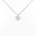 【リメイク】プラチナダイヤモンドネックレス 0．652ct・H・I1・GOOD