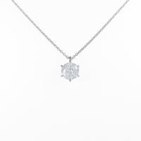 【リメイク】プラチナダイヤモンドネックレス 0．652ct・H・I1・GOOD