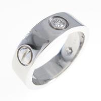 カルティエ ラブリング ハーフダイヤ