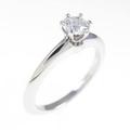 ティファニー クラシックソリティア リング 0．29ct・F・VVS1・EXT