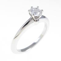 ティファニー クラシックソリティア リング 0．29ct・F・VVS1・EXT