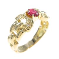 K18YG ルビーリング