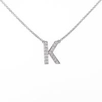 ティファニー レター ペンダント ミニ ネックレス