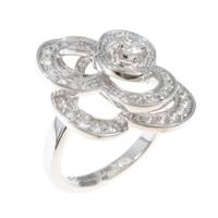 シャネル カメリア ミディアム リング