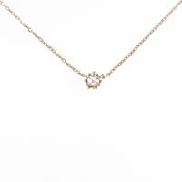 アガット ダイヤモンドネックレス