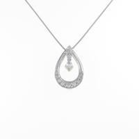 K18WG ダイヤモンドネックレス