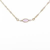 K18YG アメジストネックレス