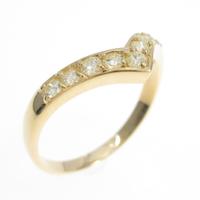 K18YG ダイヤモンドリング