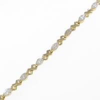 K18YG ダイヤモンドブレスレット