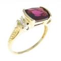 K14YG ガーネットリング