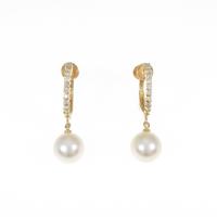 K18YG アコヤパールイヤリング