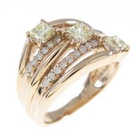 K18PG ダイヤモンドリング