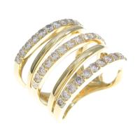 K18YG ダイヤモンドリング