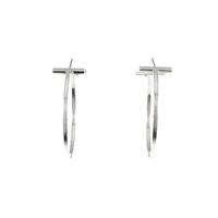 ティファニー Tワイヤー フープ ラージ ピアス