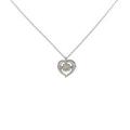PT ハート ダイヤモンドネックレス