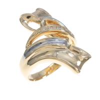 K18YG／PT ダイヤモンドリング